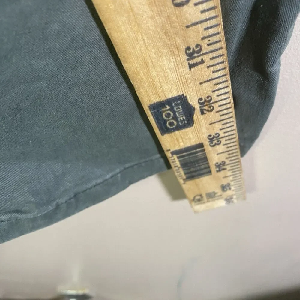 Flint and Tinder Chino Pants Straight Fit Green Casual Men's 36x34 Cotton